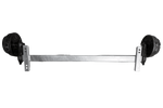 Assale frenato KNOTT VGB18MV per rimorchio/carrello portattrezzi 1800kg 1300mm 1800mm 5x112
