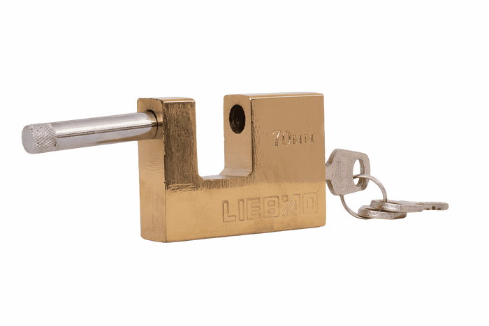 Lucchetto in ottone 70mm HERMON, diametro orecchio 10mm