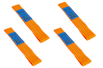 Set di quattro cinghie di trasporto per rimorchio UNITRAILER 0,3 m/50 mm/4 t arancione