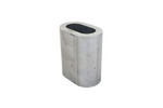 Connettore in alluminio per corde DROMET ZLA.4, manicotto per corde da 4 mm