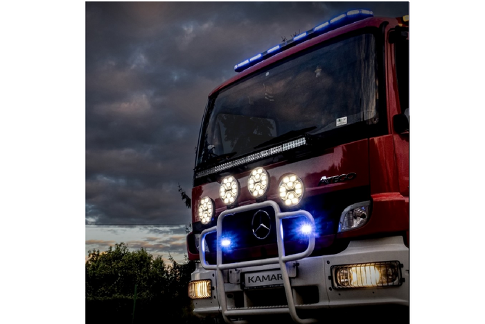 Faro da lavoro a LED con riflettore KAMAR X-SPIDER TOXIC L3440 10xLED 80W