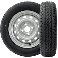 Set di due ruote per rimorchio LINGLONG TYRES 155/70 R13 75N UNITRAILER RIMS 4Jx13"H2 4x100 ET:30