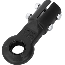 Gancio di traino KNOTT KK6220S per rimorchio da 3500 kg con timone tubolare da 60 mm