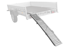 UNITRAILER ALR005 rampa pieghevole in acciaio per rimorchio, 200 cm, 250 kg