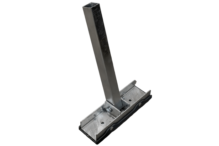 Supporto laterale piatto OUTLET UNITRAILER, lunghezza 30 cm, altezza 40 cm, per rimorchio per barca, GRIGIO