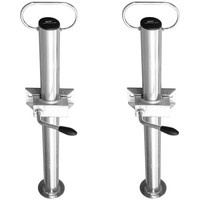 Supporti fissi UNITRAILER con morsetti, anelli e set di viti 60cm fi 48mm SET 2 pezzi