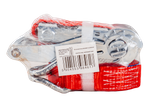 Cinghia di trasporto UNITRAILER rossa da 4 m/25 mm/1 t con tenditore