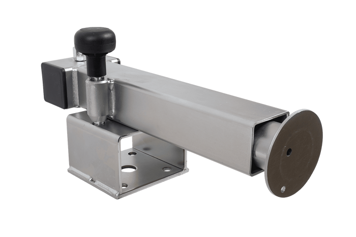 Supporto a manovella estensibile UNITRAILER JL2 per rimorchio pianale da 1300 kg, 410-645 mm