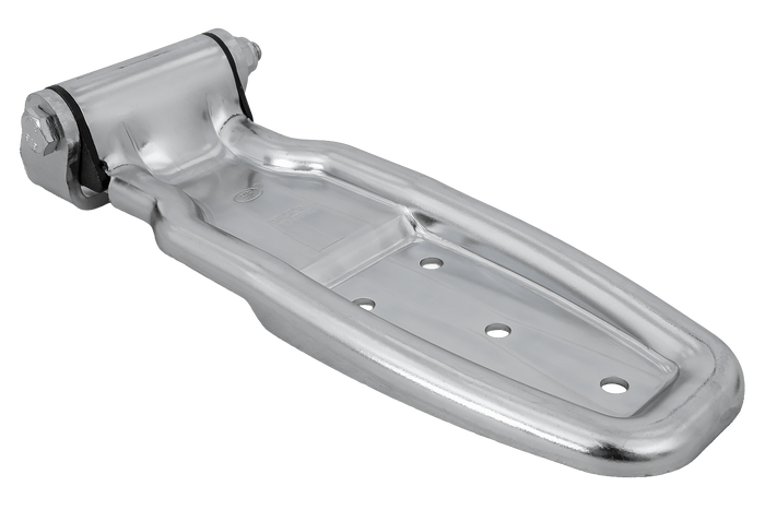 Cerniera laterale con staffa di montaggio STEELPRESS HB-01.270-02+UH-01 montaggio laterale completo del rimorchio