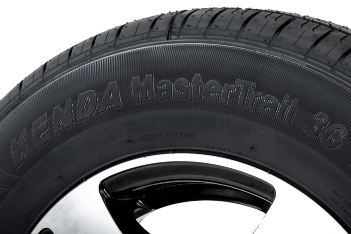 Ruota rinforzata per rimorchio KENDA PNEUMATICI 165/80 R13C 96/94N CERCHIO ALU STARCO lucidato 5Jx13"H2 5x112 ET:30