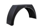 Parafango per rimorchio 15-17,5" DOMAR DK3112 passaruota piatto 950/280mm con finitura bianca