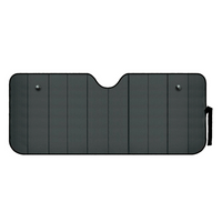 Tappetino parasole per finestrino auto LAMPA Nero opaco 72x145cm
