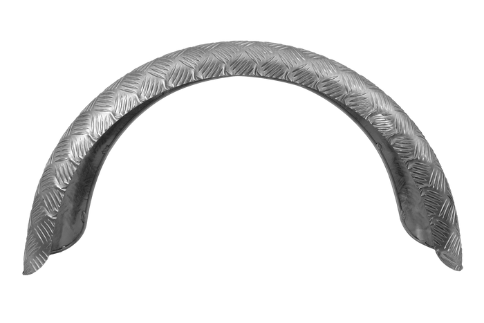 Parafango rimorchio 15-16" DOMAR D29130 passaruota 790/220mm