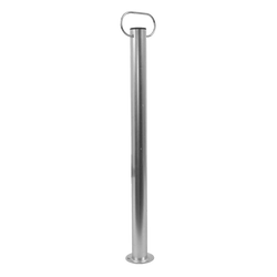 UNITRAILER MS 0019-700 supporto fisso per rimorchio pianale da 150 kg 48 mm 700 mm