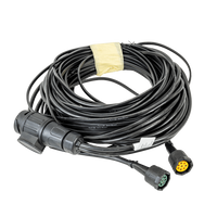 MANTES cablaggio rimorchio impianto elettrico 8m 13 PIN SPINA BAIONETTA 2x 8 PIN