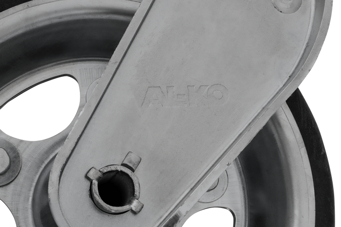 AL-KO 1223638 ruotino di appoggio automatico con maniglia 500kg 60mm 1010-1350mm