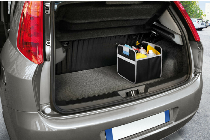 LAMPA Shop&amp;Store M organizer per auto, cestino pieghevole per bagagliaio 32x27cm