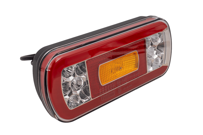 Fanale posteriore a LED FRISTOM FT-130 PM, 6 funzioni, universale