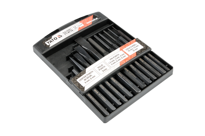 Scalpelli e punzoni YATO YT-4714, set da 12.