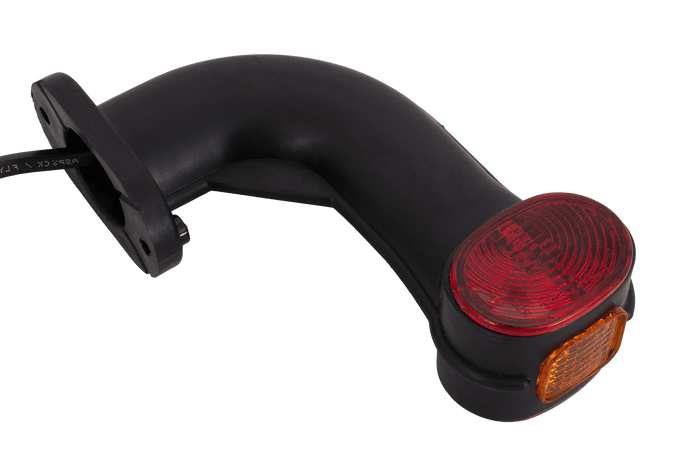 ASPÖCK SUPERPOINT II luce di posizione destra su braccio in gomma