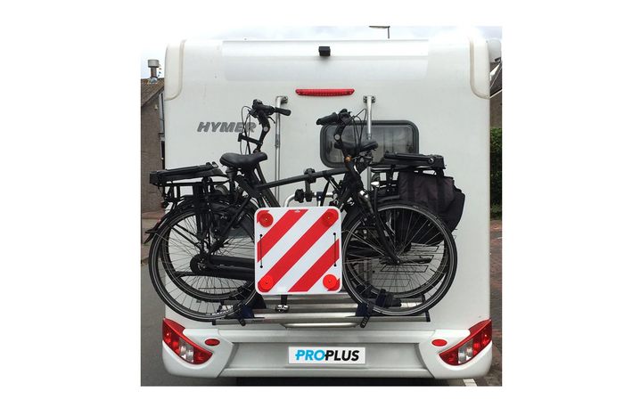 ProPlus 361228 cartello di avvertimento posteriore con catarifrangenti 50x50cm