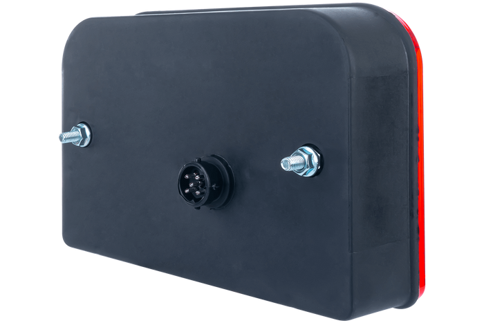 Set luci: luci posteriori DOBPLAST DPT35 + luci di posizione laterali ASPÖCK FLEXIPOINT I + cablaggio MANTES 4,5m 13PIN